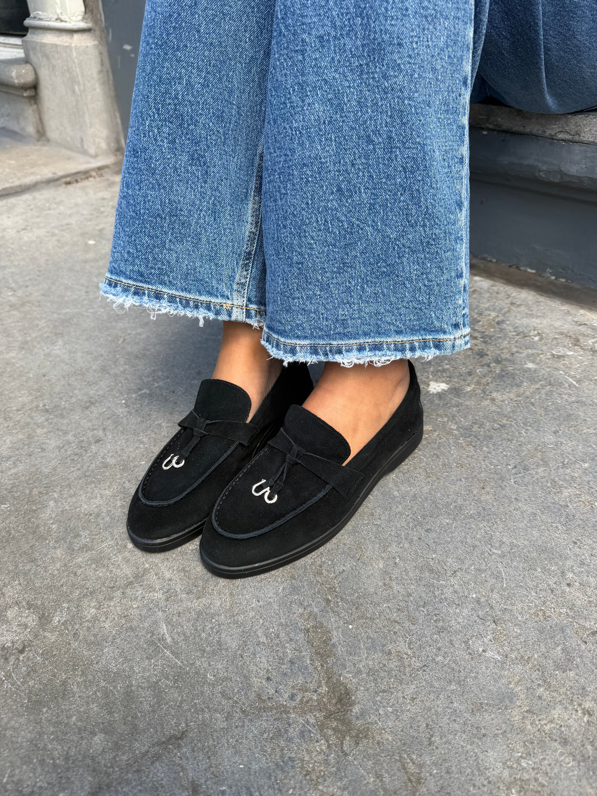 Real suede yacht loafers