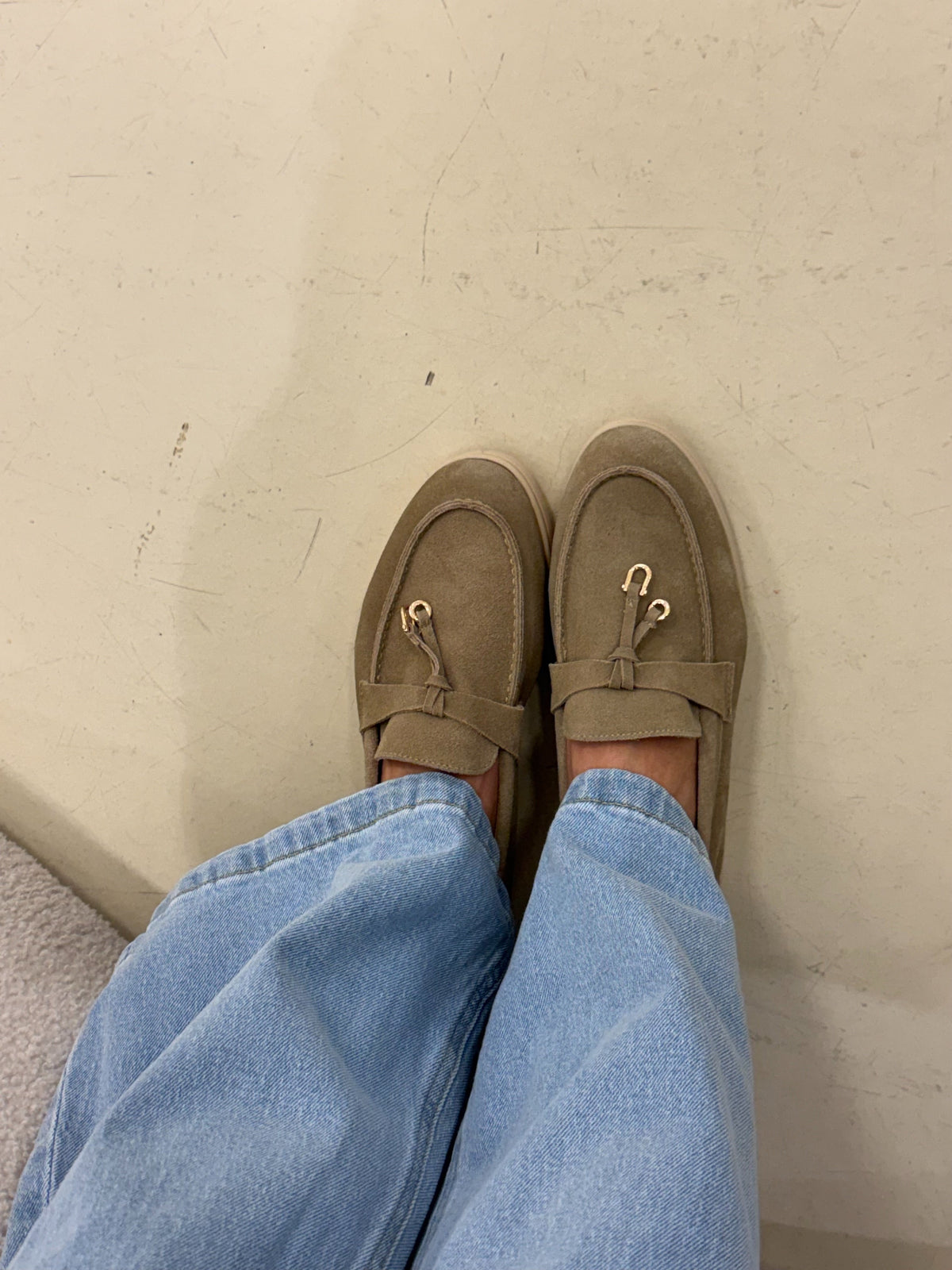 Real suede yacht loafers
