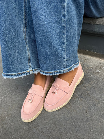 Real suede yacht loafers