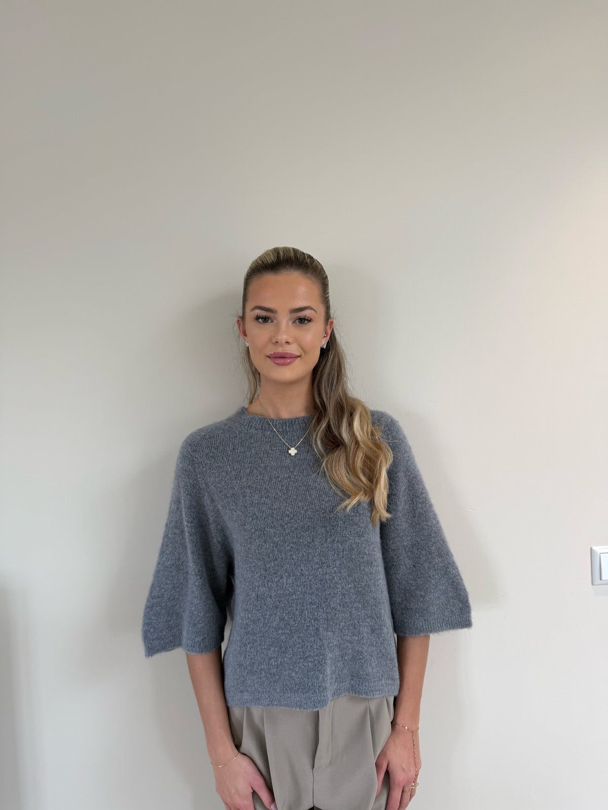 Alpaca blend knit