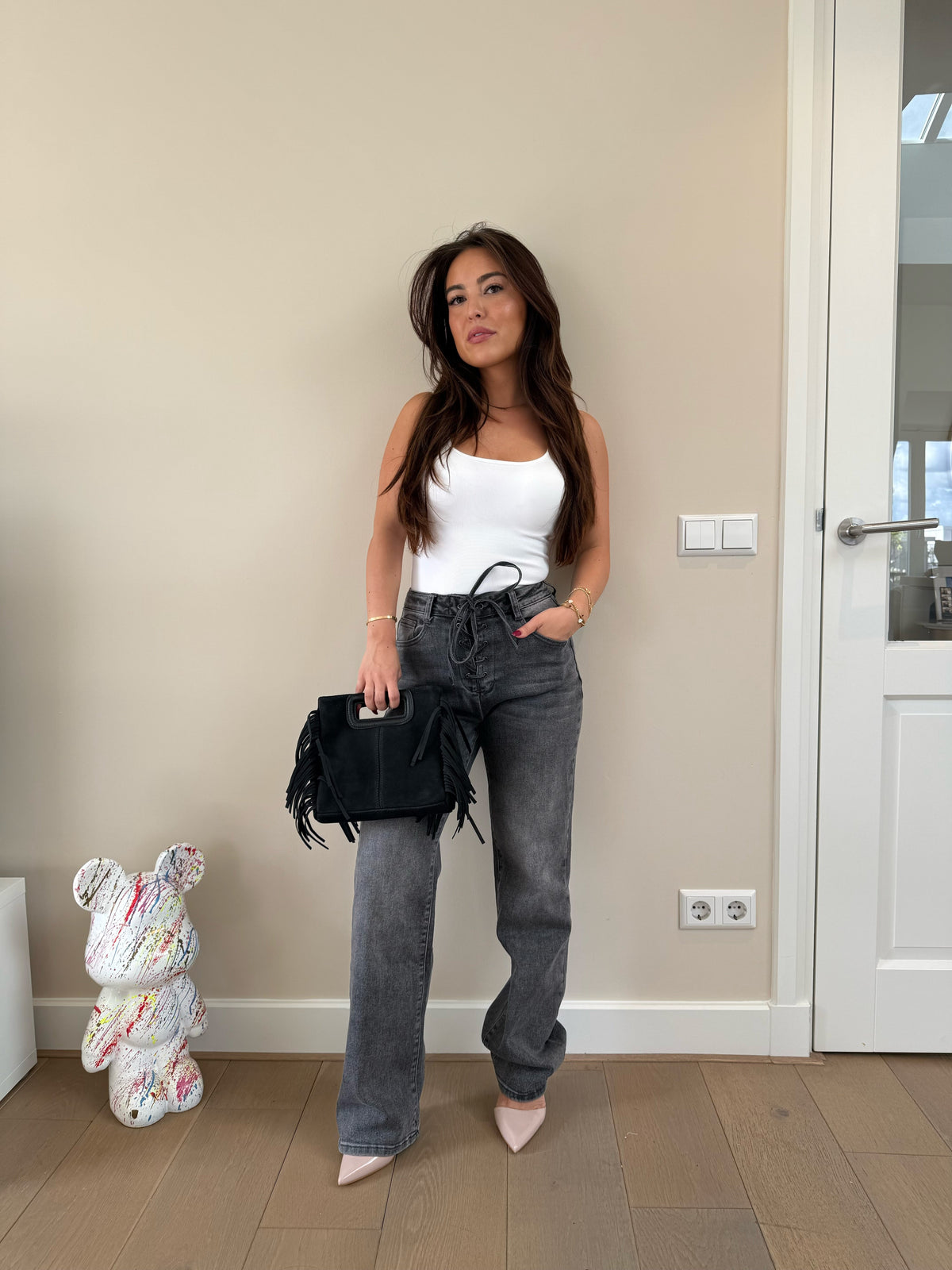Rosa jeans