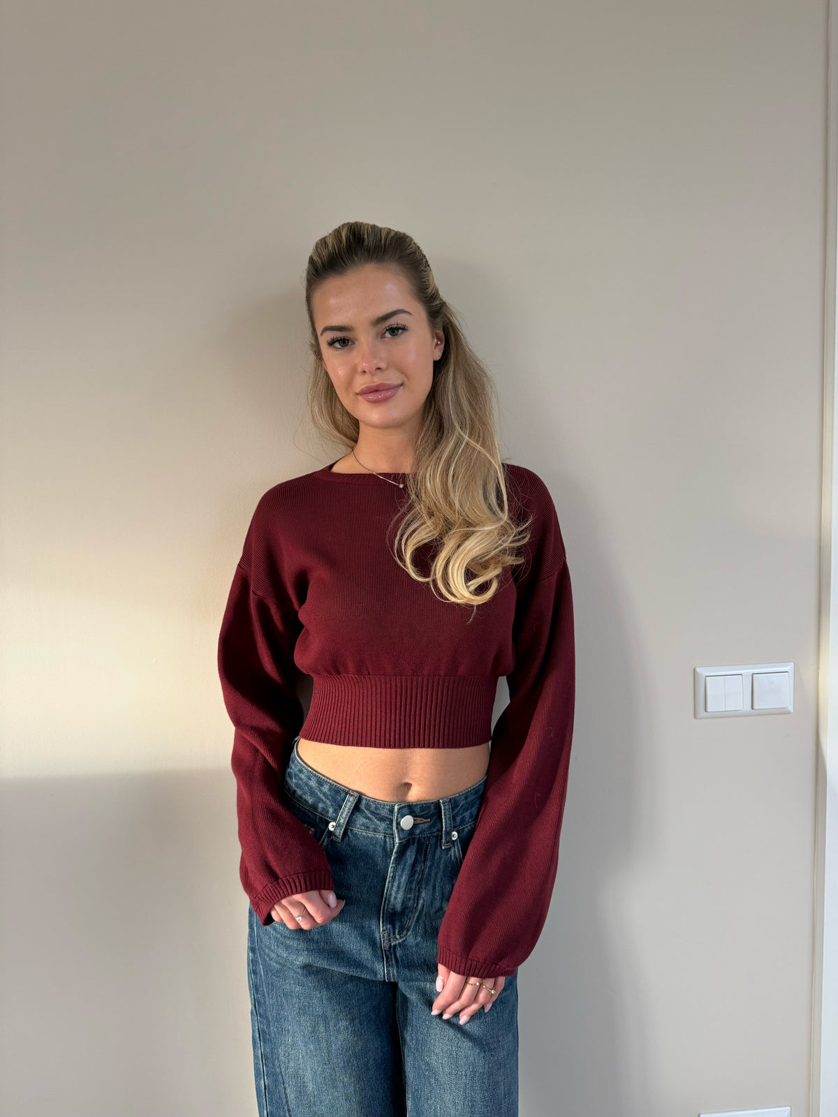 Mae cropped sweater