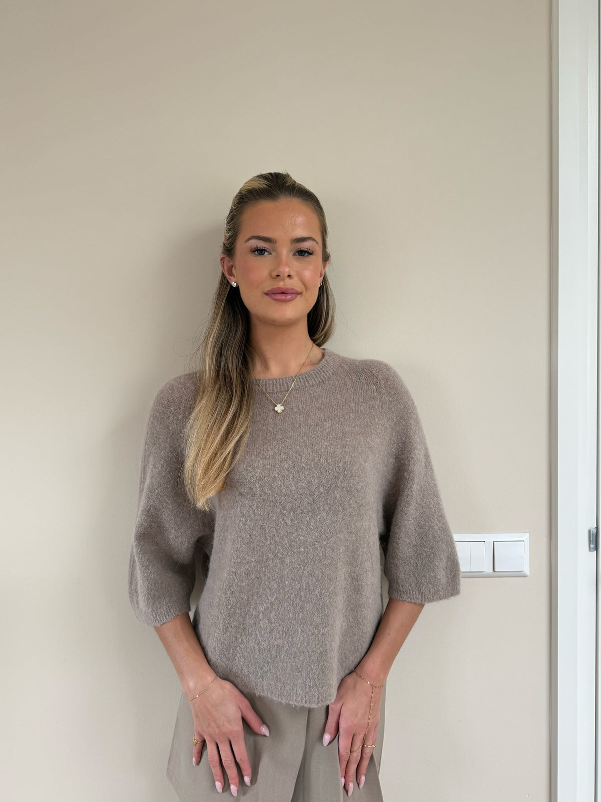 Alpaca blend knit