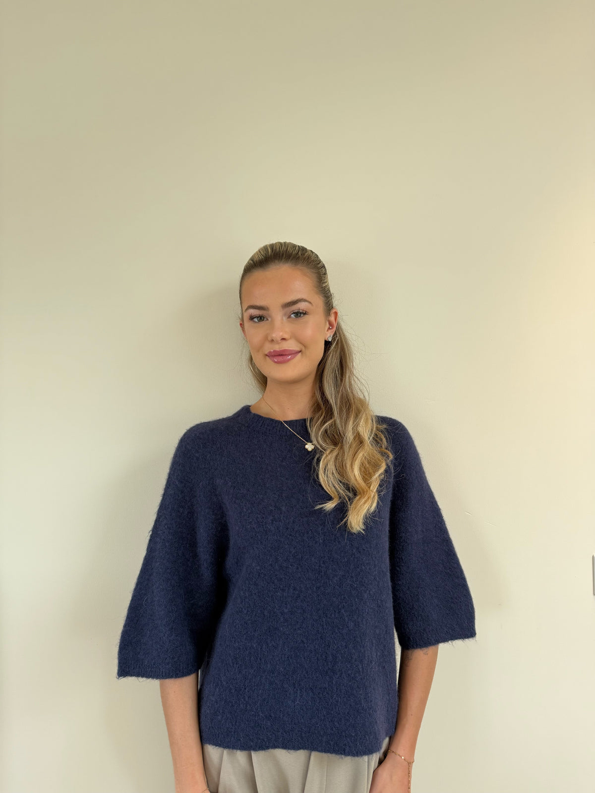 Alpaca blend knit