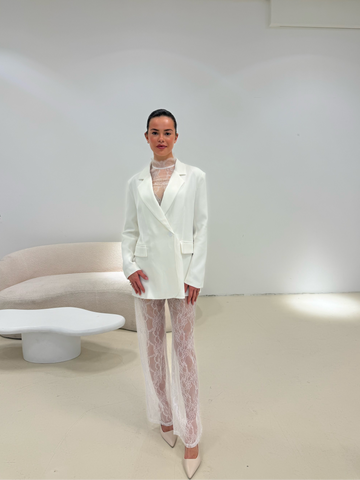 White blazer